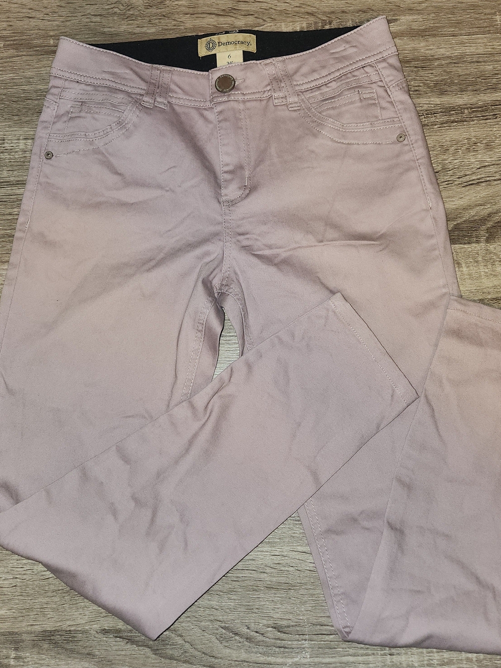 Democracy Skinny Pants in Dusty Mauve